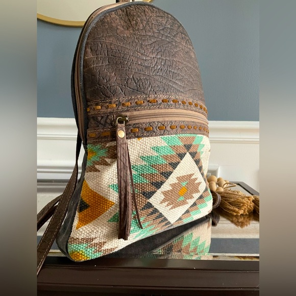 Myra Bag Absol Leather Backpack NWOT - Picture 2 of 7